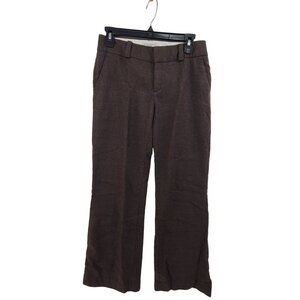 Banana Republic Martin Fit Wool Women's Dress Pants Dark Brown Size 2